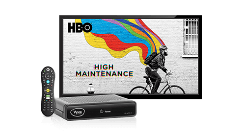 Vyve XSTREAM TV box and remote control