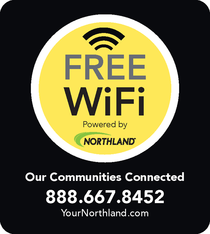 FREE WiFi Powered by Northland - 888.667.8452