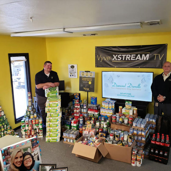 Vyve Thanksgiving Food Drive